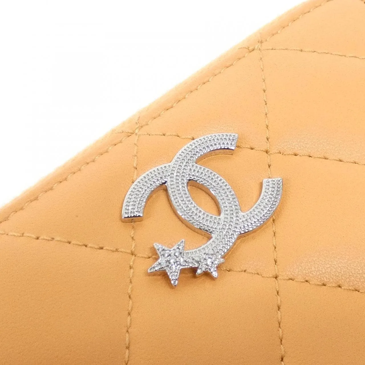 CHANEL Chanel 19 AP3728 Coin Case Lambskin Orange Lambskin Rank A - Thumbnail 8