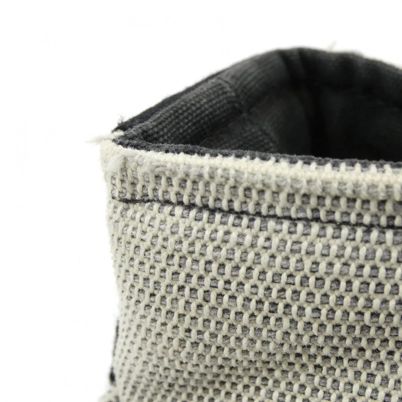 HERMES 102021M Handbag Canvas 黑色 帆布 中古品B - 縮圖 5