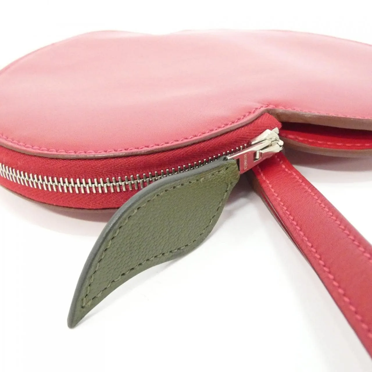 HERMES 070554CK Pouch Rouge Rank A - Thumbnail 4