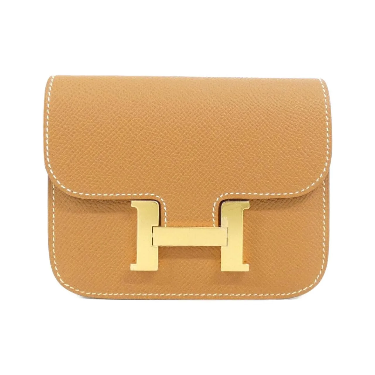 HERMES Constance 082060CC Wallet Epsom Gold