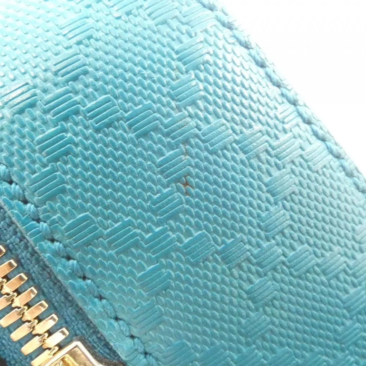 GUCCI 354224 AIZ1G Handbag Leather 藍色 皮革 中古品A - 縮圖 5