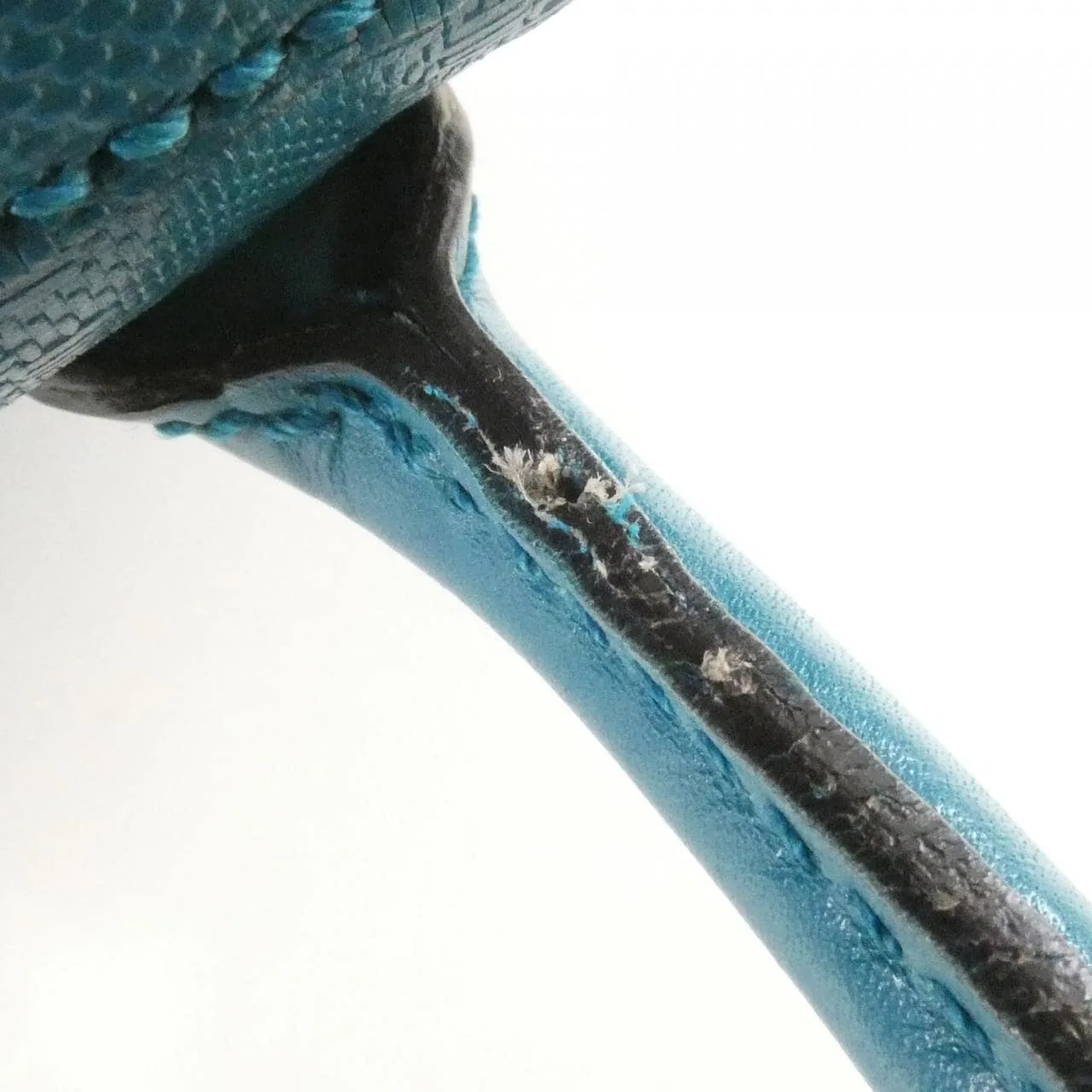 GUCCI 354224 AIZ1G Handbag Leather 藍色 皮革 中古品A - 縮圖 8