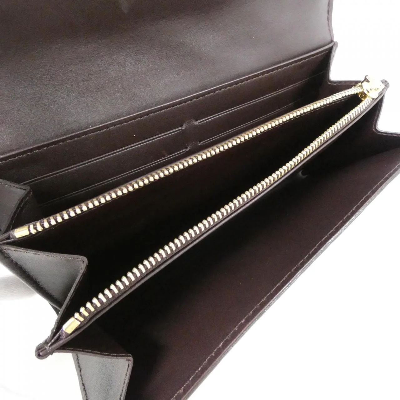 LOUIS VUITTON M93524 Wallet Vernis 黑色 Vernis 中古品A - 縮圖 8