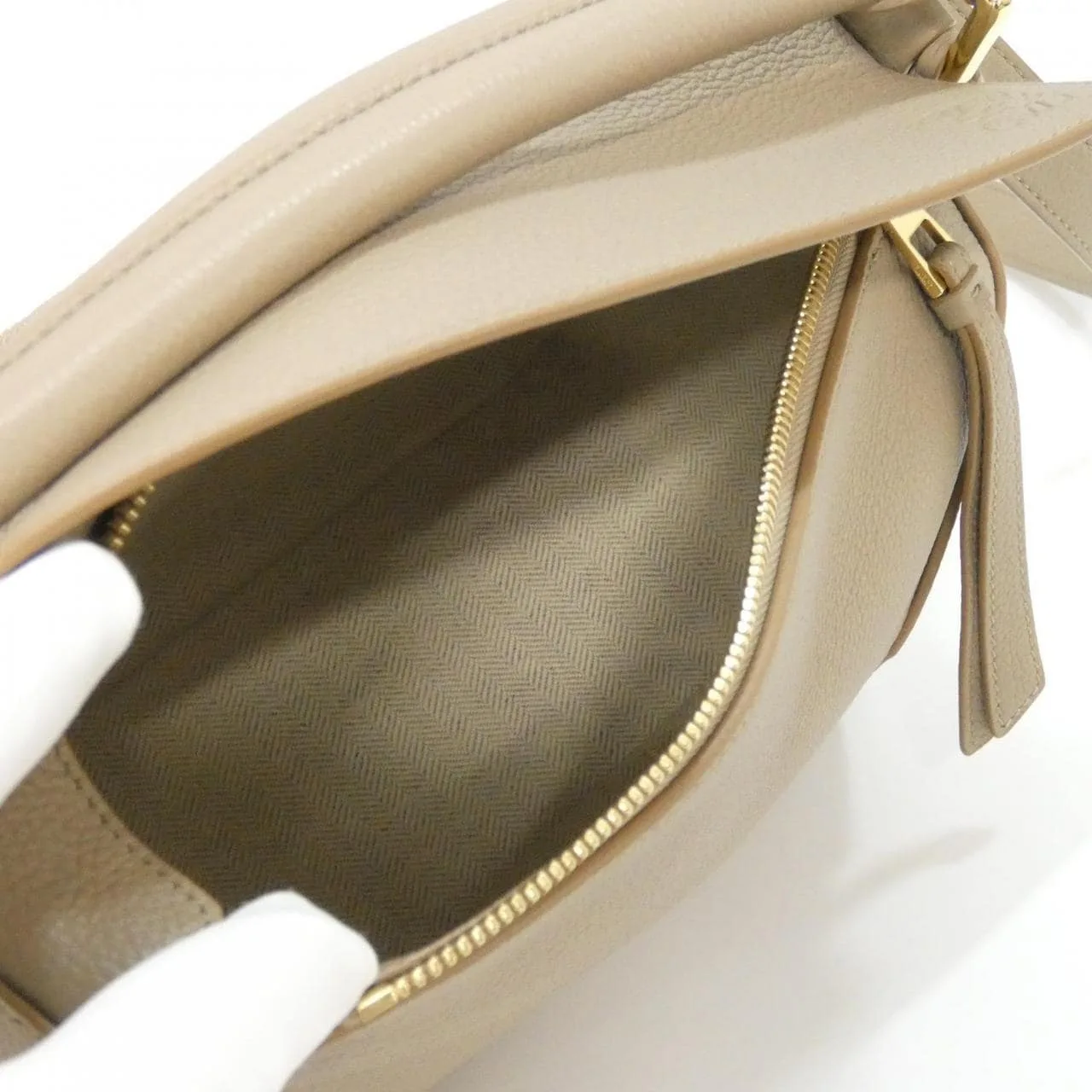 LOEWE Puzzle A510P60X30 Handbag Black Rank A - Thumbnail 8