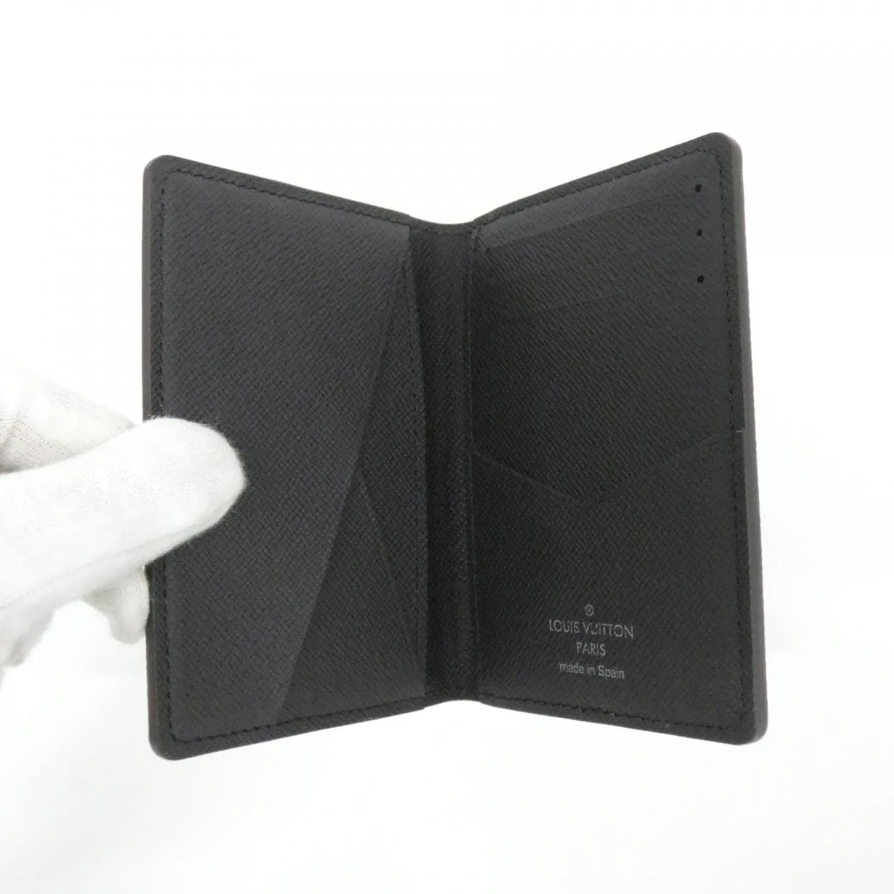 LOUIS VUITTON N60391 Card Case Damier Black Damier Rank A - Thumbnail 3