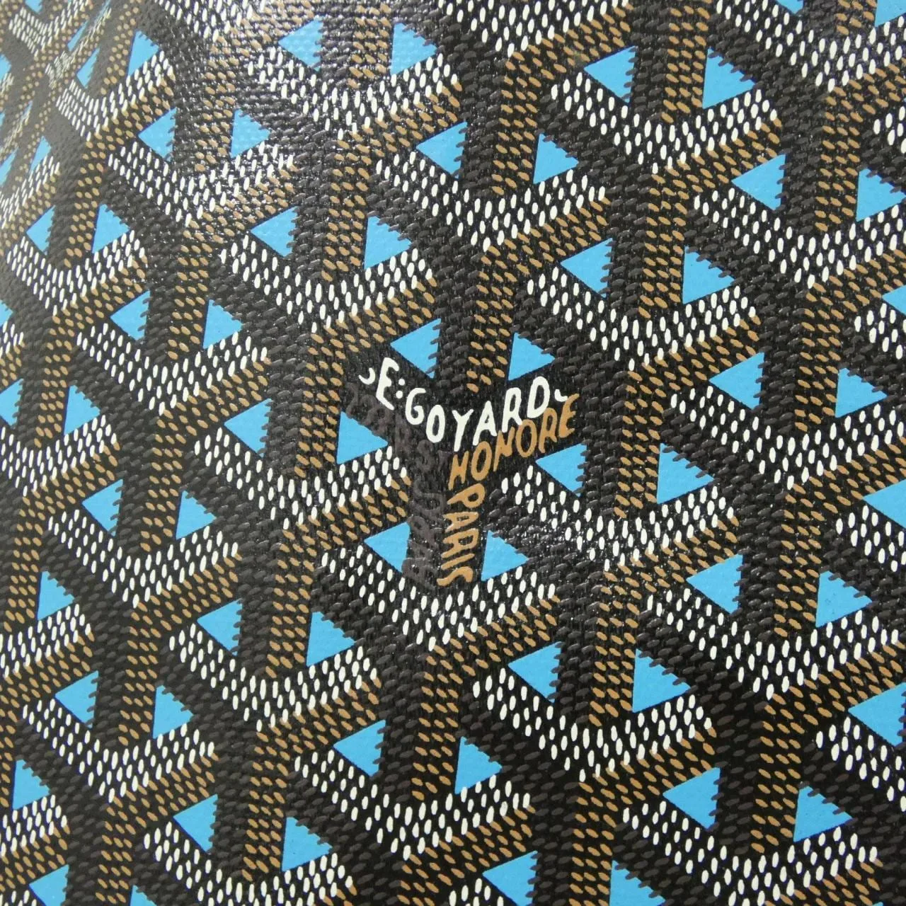 GOYARD Saint Louis Tote Canvas 黑色 帆布 中古品A - 縮圖 3