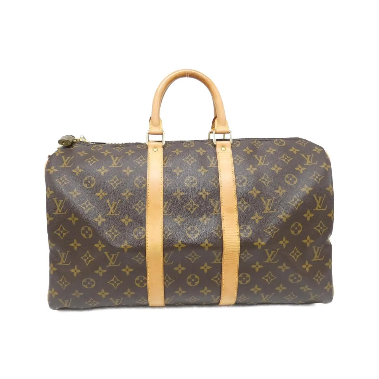 LOUIS VUITTON Keepall M41418 Boston Monogram Black