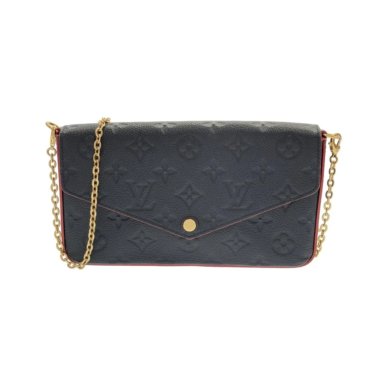 LOUIS VUITTON Pochette M64099 Shoulder Monogram Rouge