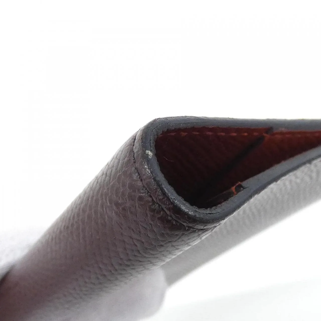 HERMES 082469CA Wallet Epsom Rouge Epsom Leather Rank B - Thumbnail 2