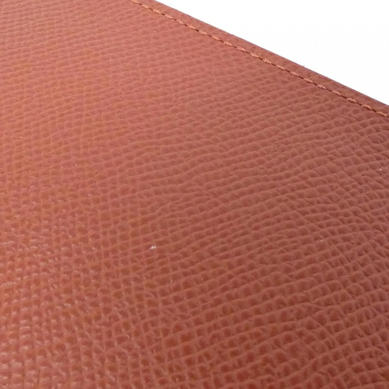 HERMES 082469CA Wallet Epsom Rouge Epsom Leather Rank B - Thumbnail 9