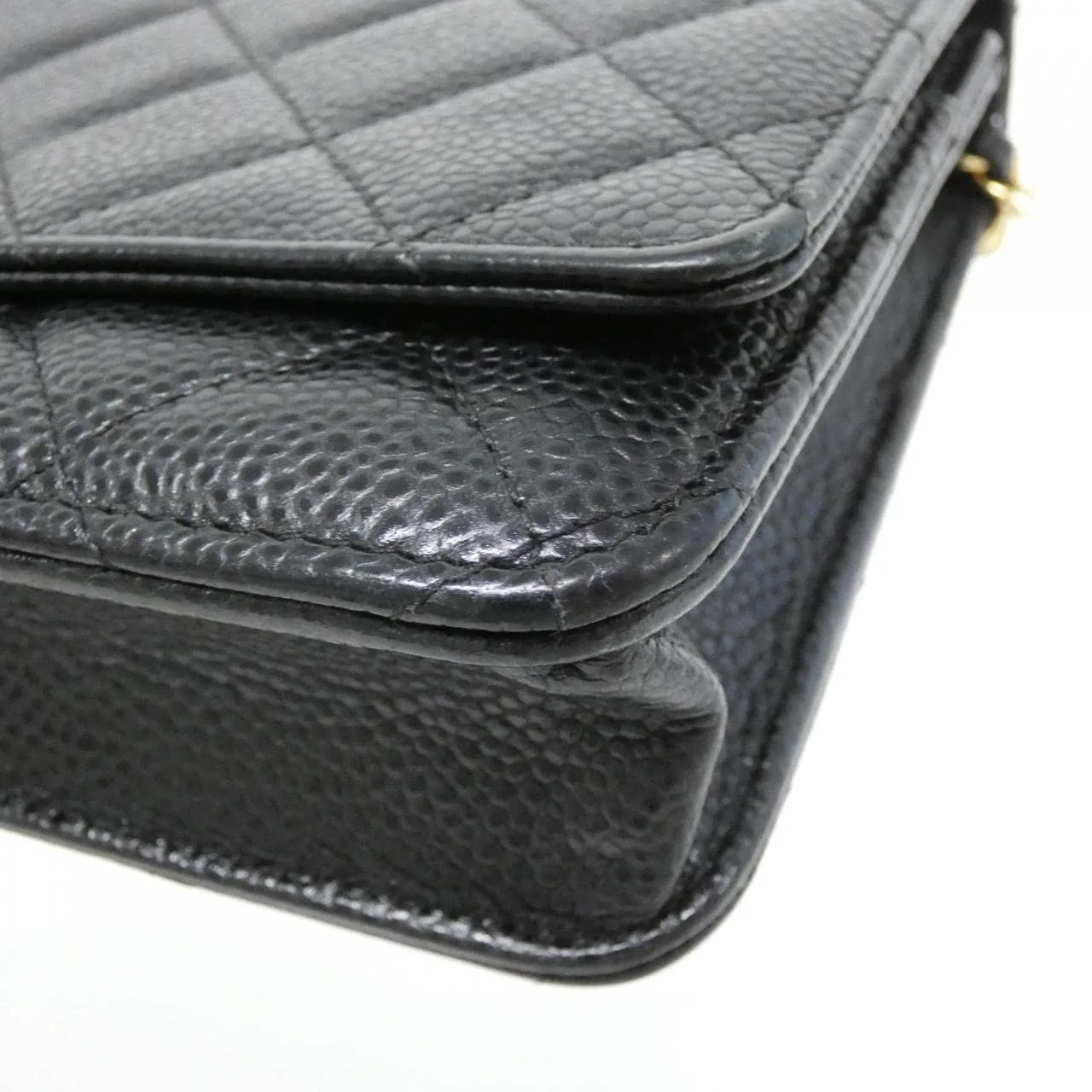 CHANEL Timeless Classic 33814 Wallet Grained Calfskin Black Grained Calfskin Rank A - Thumbnail 3