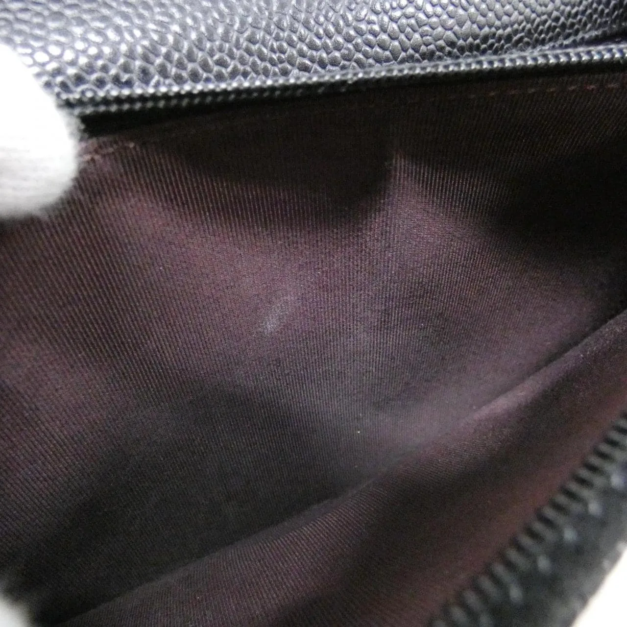 CHANEL Timeless Classic 33814 Wallet Grained Calfskin Black Grained Calfskin Rank A - Thumbnail 10