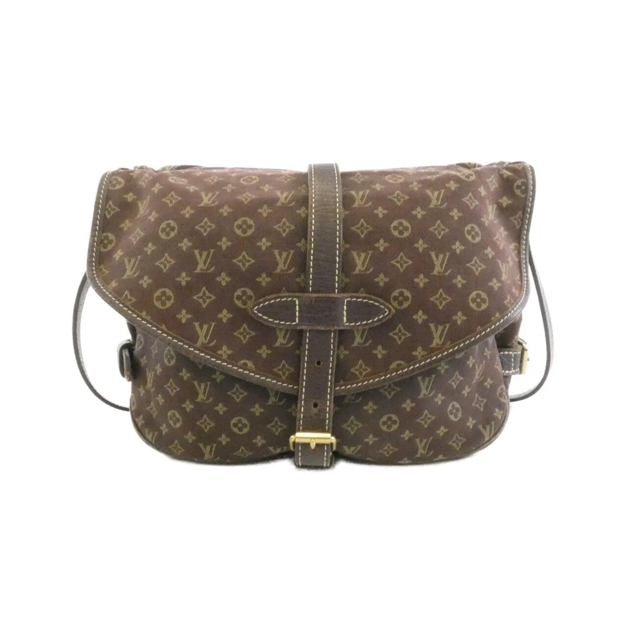 LOUIS VUITTON Saumur M95227 Shoulder Monogram Black