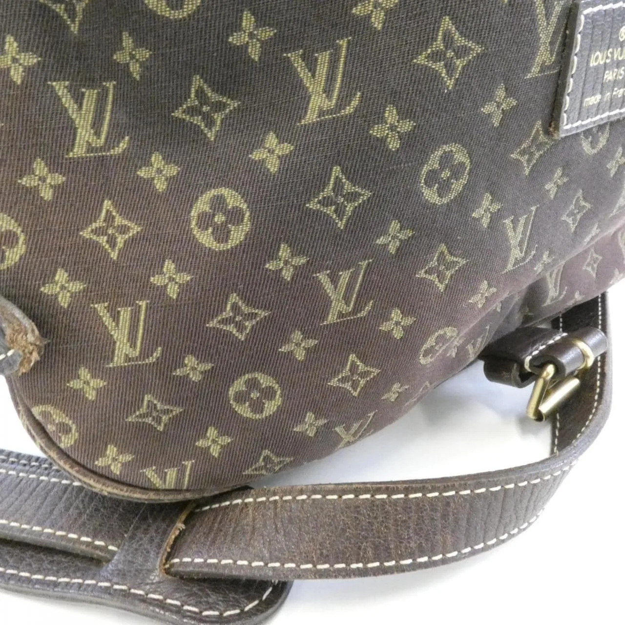 LOUIS VUITTON Saumur M95227 Shoulder Monogram 黑色 Monogram 中古品B - 縮圖 5