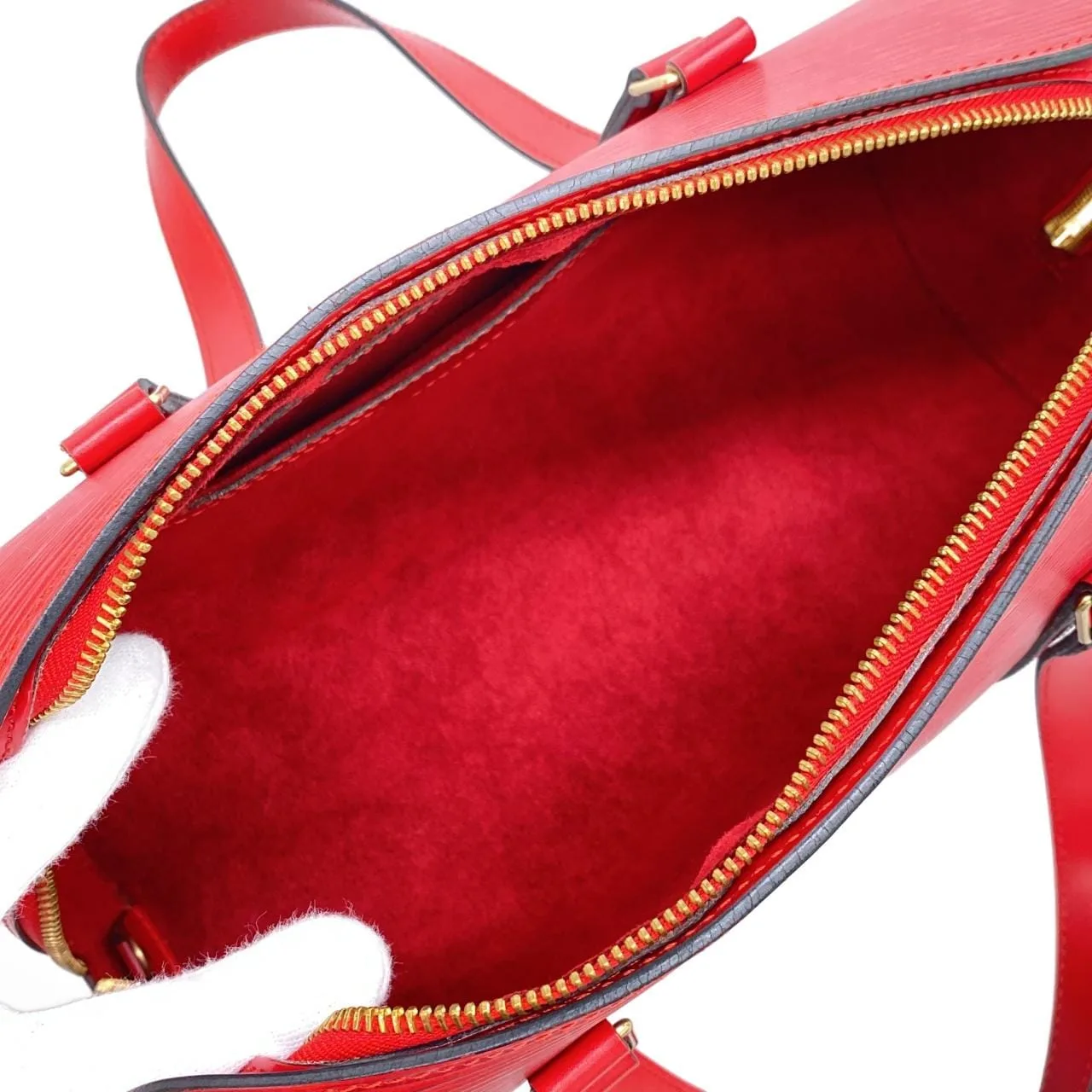 LOUIS VUITTON M52227 Handbag Epi 紅色 Epi 中古品B - 縮圖 7