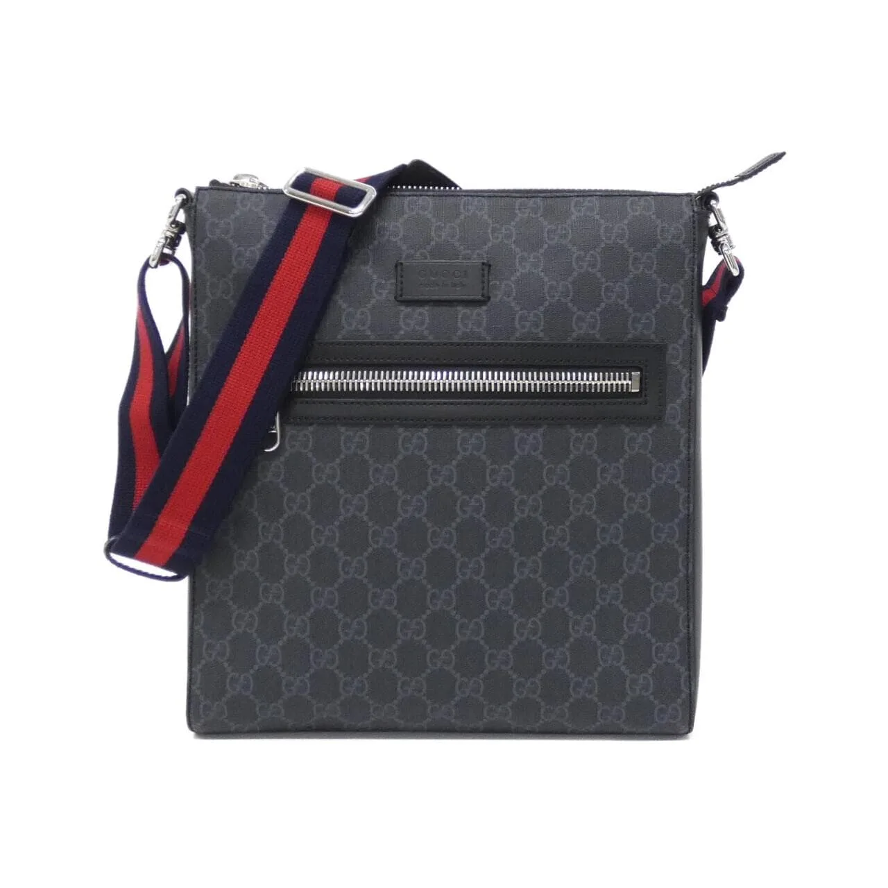 GUCCI 474137 K5RLN Shoulder Canvas Black