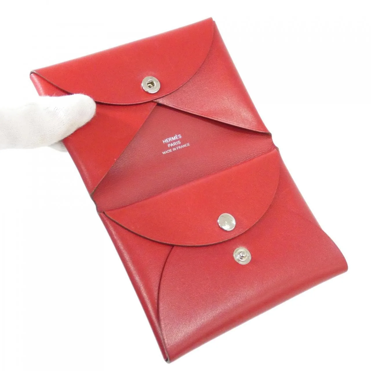 HERMES 084388CK Coin Case Box Calf