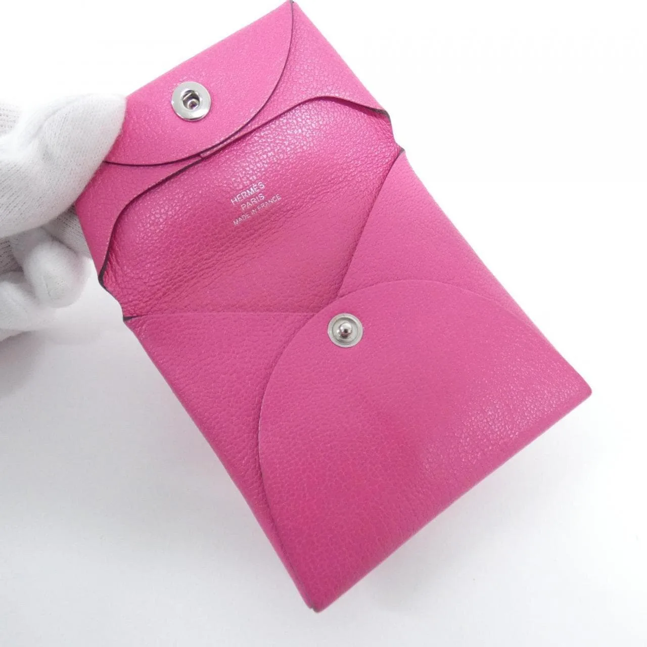 HERMES 039759CK Coin Case Black Rank B - Thumbnail 6