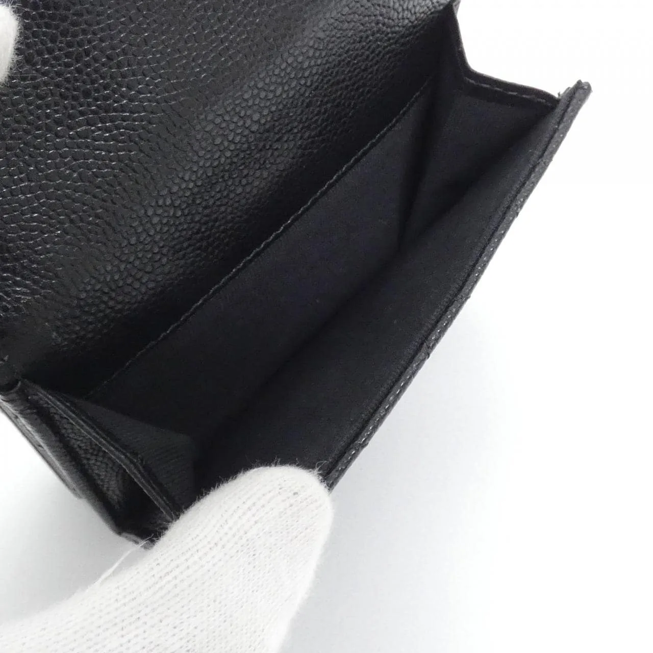 CHANEL Timeless Classic AP0230 Wallet Grained Calfskin Black Grained Calfskin Rank A - Thumbnail 9