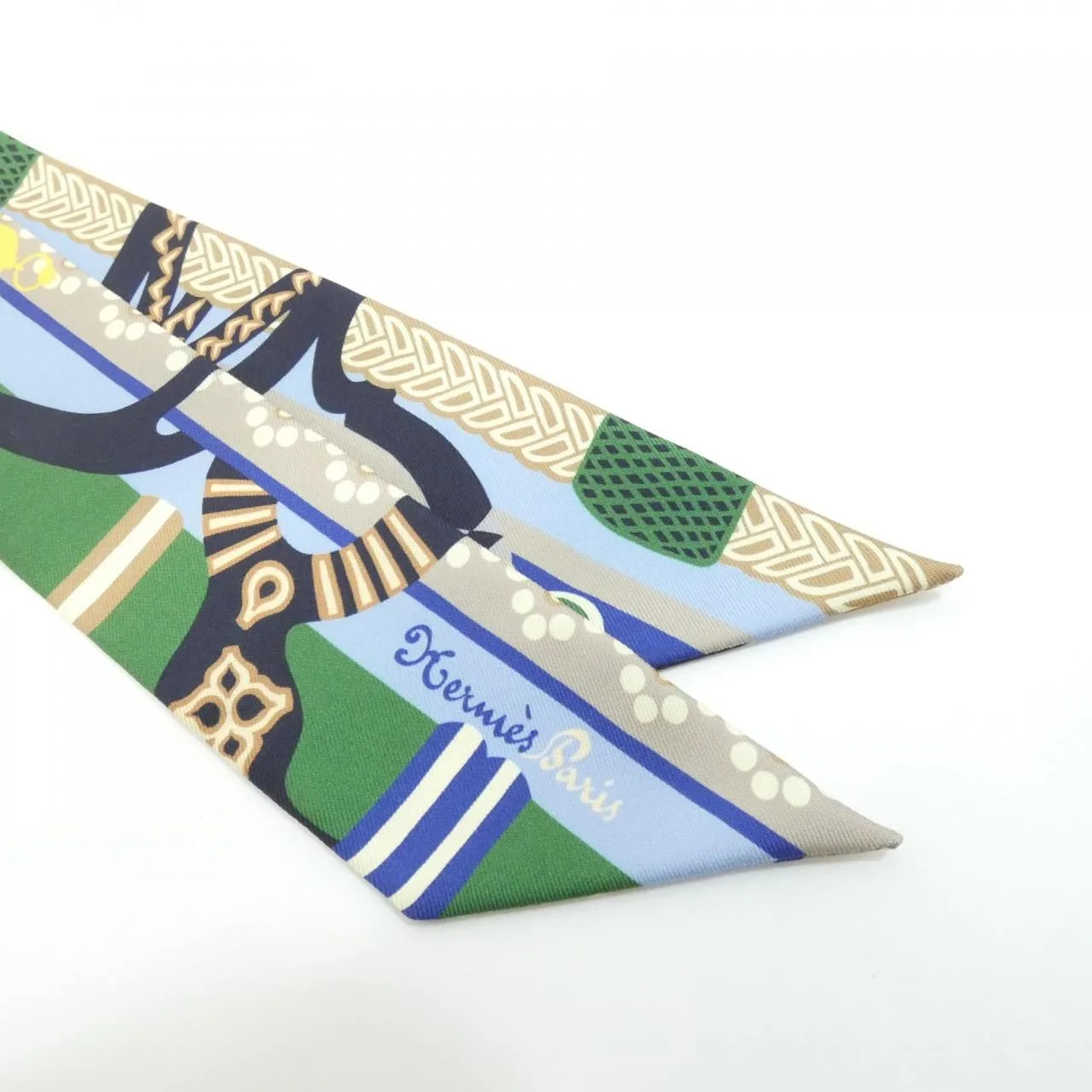 HERMES 063921S Scarf Black Rank A - Thumbnail 2