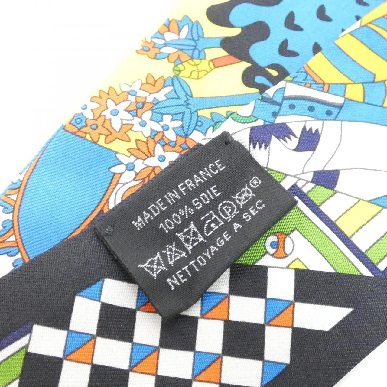 HERMES 063464S Scarf Black Rank A - Thumbnail 3