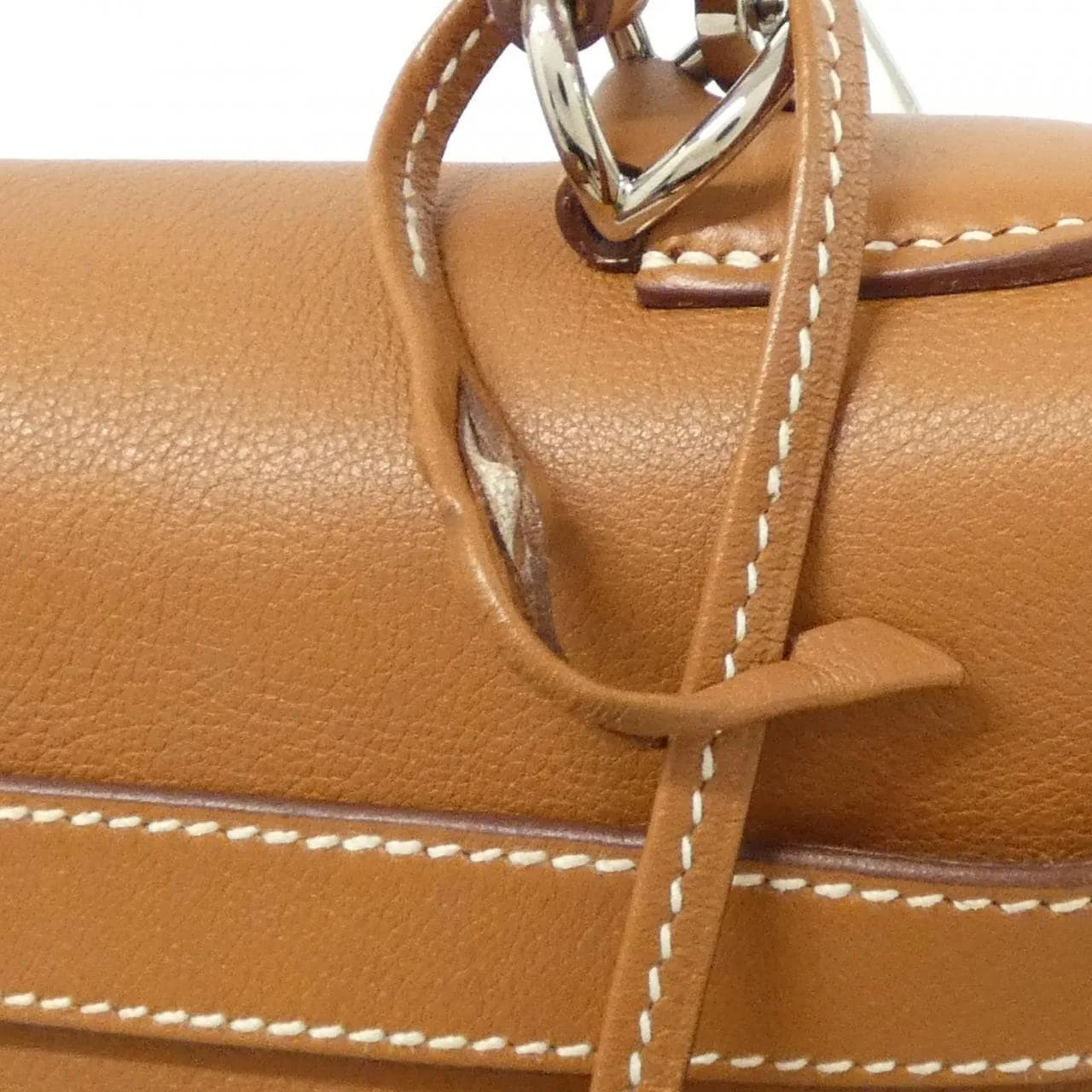 HERMES Kelly 050003CK Handbag Swift Gold Swift Leather Rank A - Thumbnail 5