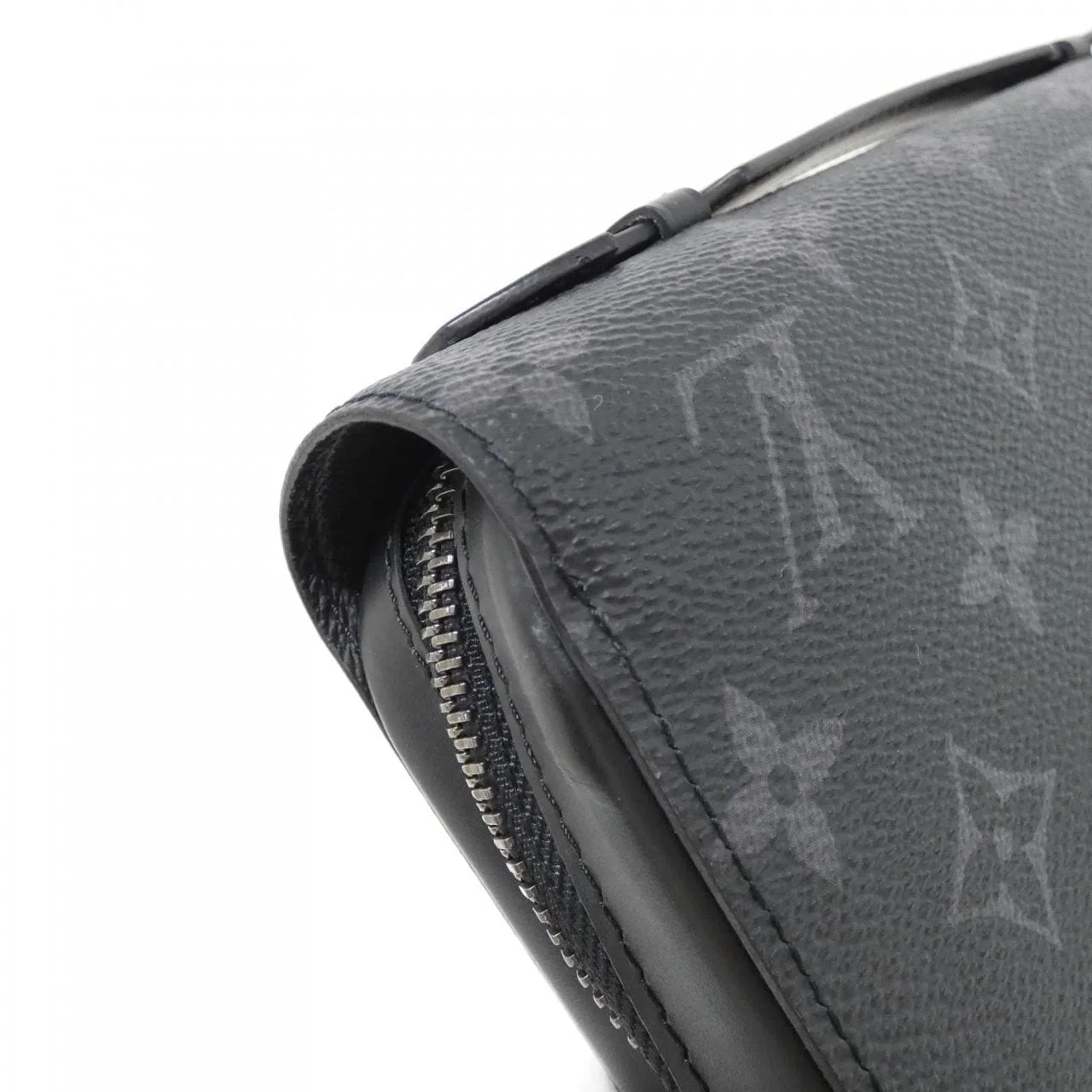 LOUIS VUITTON Eclipse M61698 Wallet Monogram 黑色 Monogram 中古品A - 縮圖 3