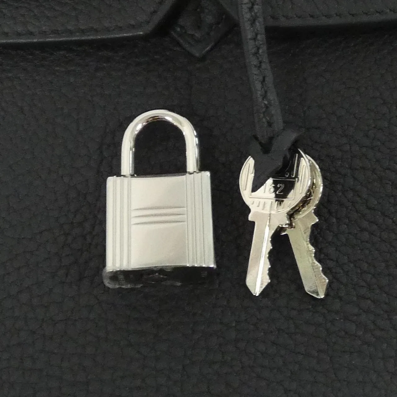 HERMES Birkin 041344CK Handbag Togo 黑色 Togo 牛皮 未使用品 - 縮圖 4