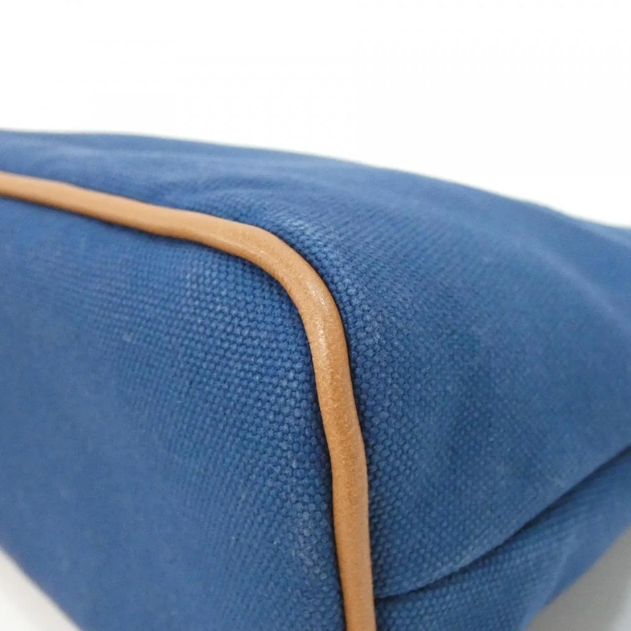 HERMES Bolide 102774M Pouch Canvas Blue Canvas Rank A - Thumbnail 3