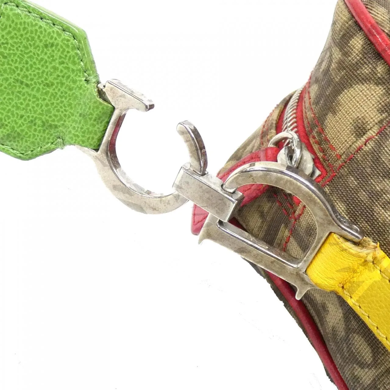 DIOR CDR44190 肩背包 皮革 米色 皮革 中古品B - 縮圖 4