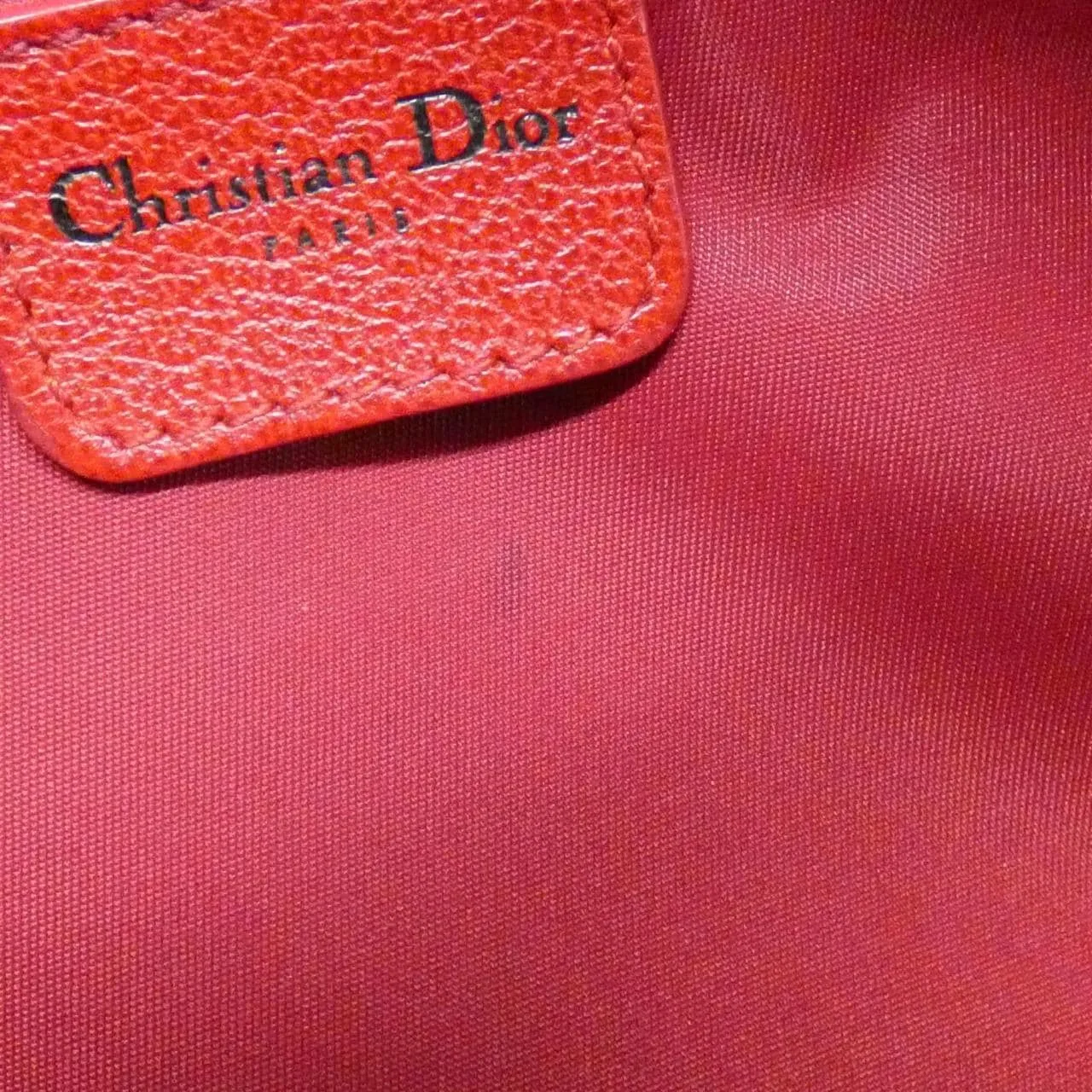 DIOR CDR44190 肩背包 皮革 米色 皮革 中古品B - 縮圖 7