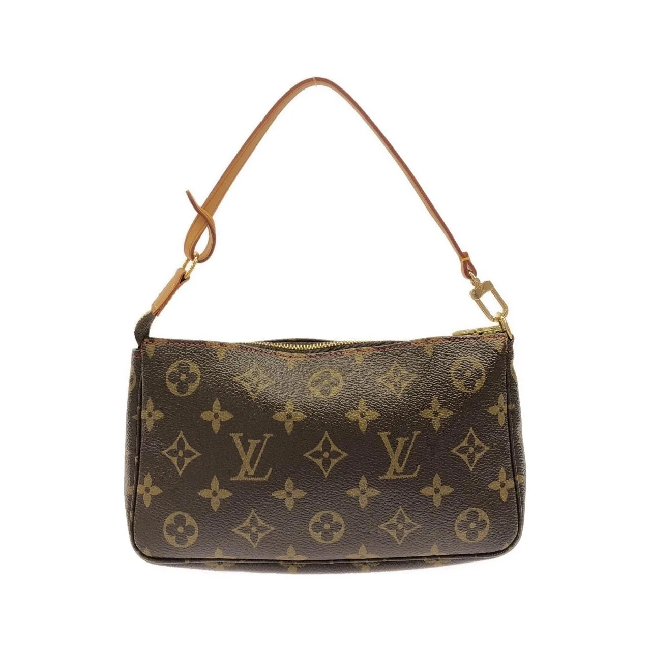 LOUIS VUITTON Pochette M95008 Pochette Monogram 黑色 Monogram 中古品A - 縮圖 2