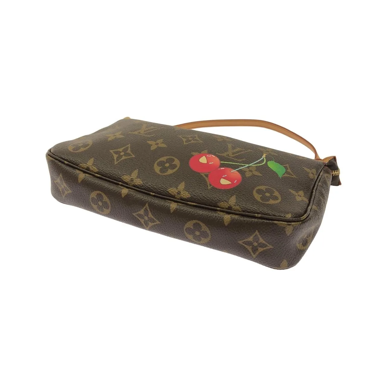 LOUIS VUITTON Pochette M95008 Pochette Monogram 黑色 Monogram 中古品A - 縮圖 3