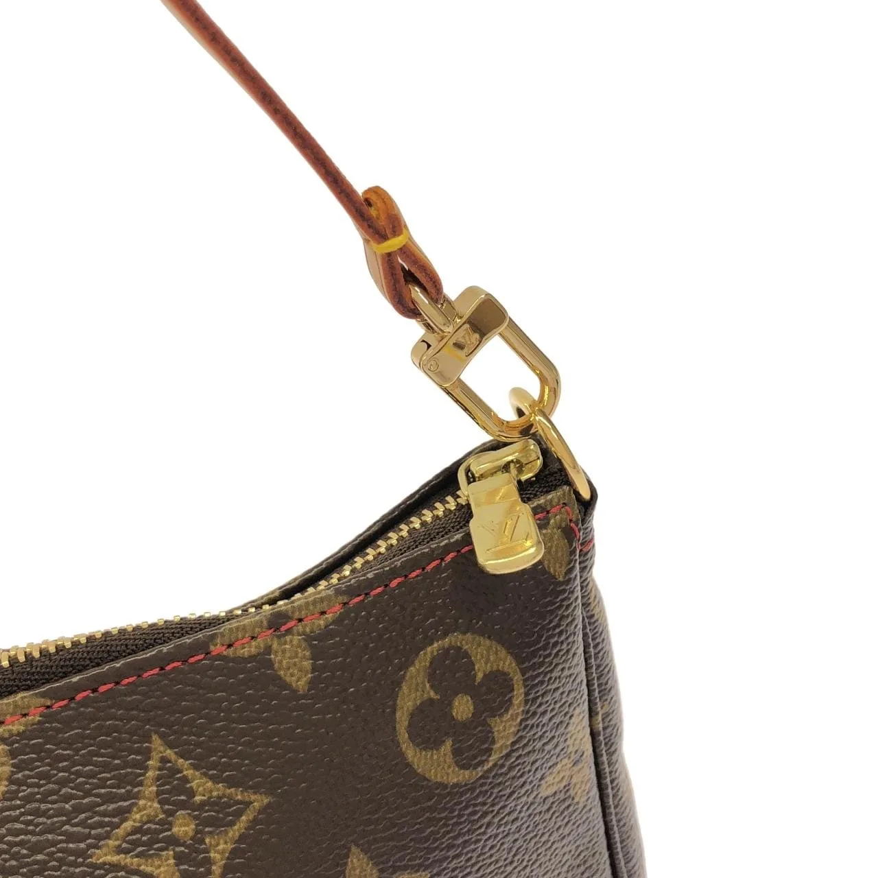 LOUIS VUITTON Pochette M95008 Pochette Monogram 黑色 Monogram 中古品A - 縮圖 4