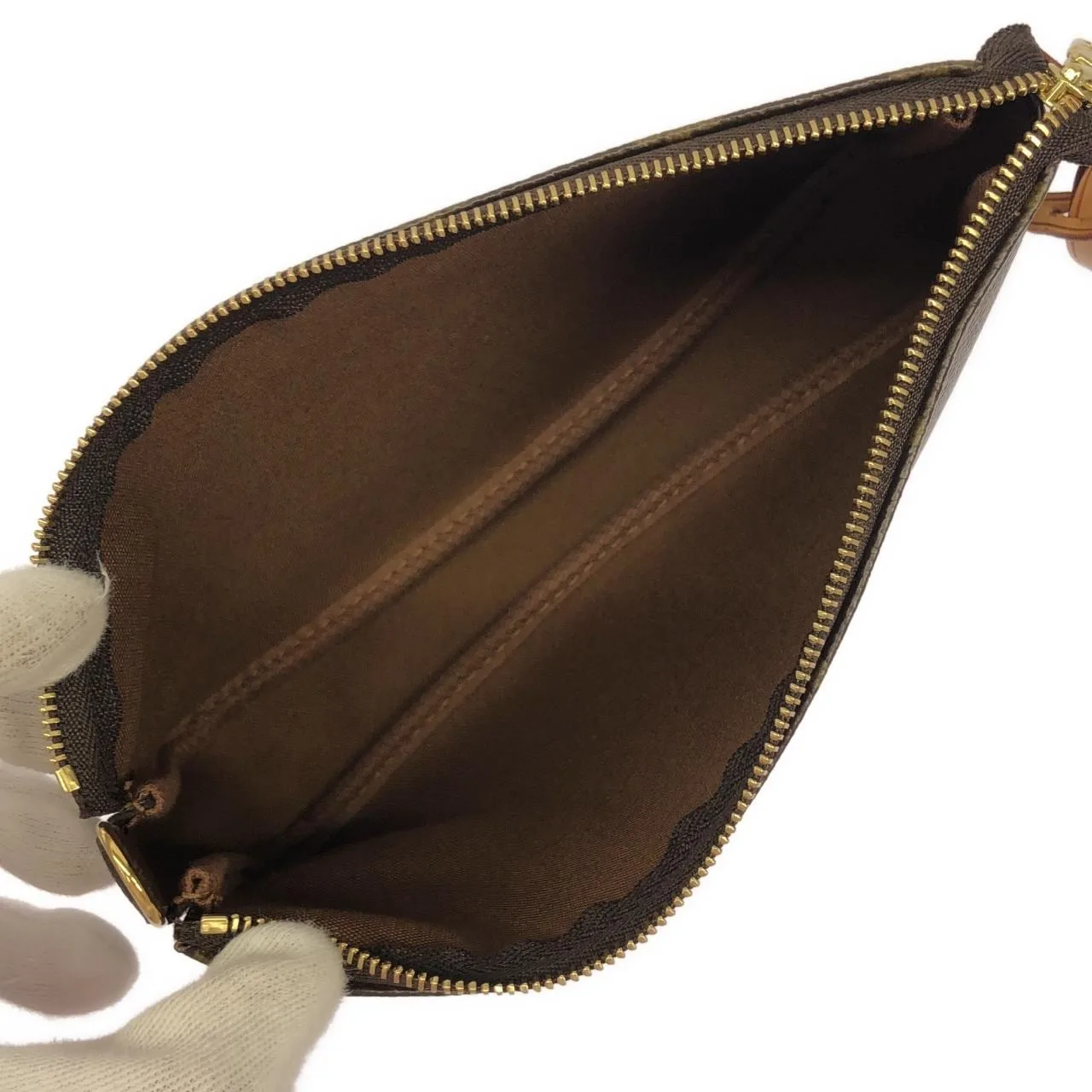 LOUIS VUITTON Pochette M95008 Pochette Monogram 黑色 Monogram 中古品A - 縮圖 7