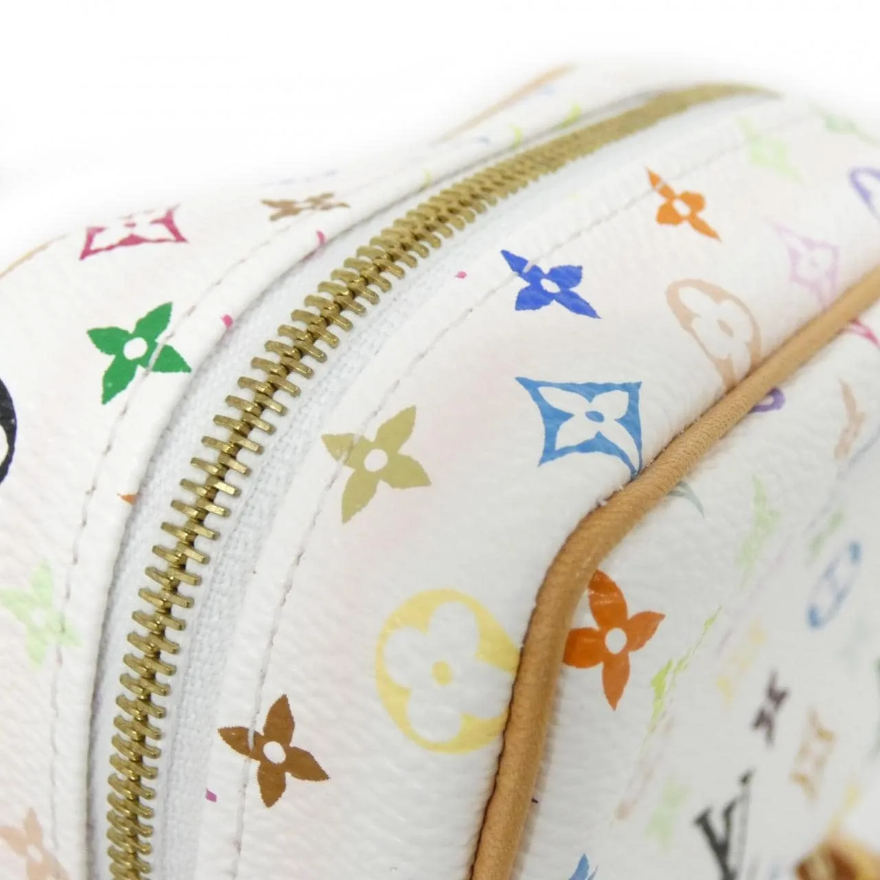 LOUIS VUITTON M58033 Pouch Canvas Multicolor 帆布 中古品A - 縮圖 3