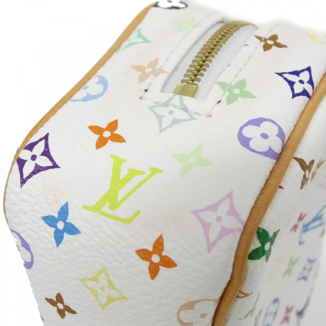 LOUIS VUITTON M58033 Pouch Canvas Multicolor 帆布 中古品A - 縮圖 4