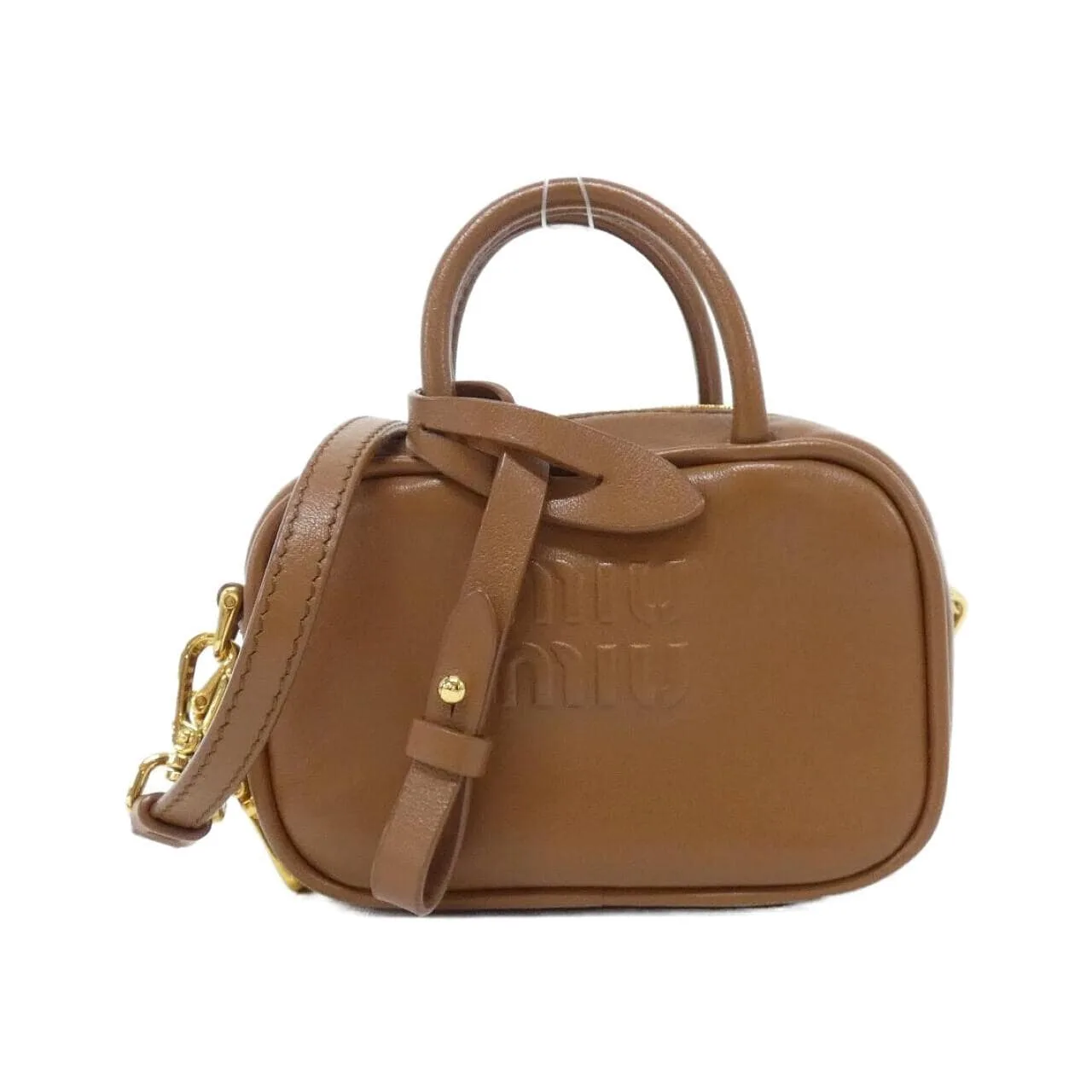 MIU MIU 5NR020 Shoulder Cognac