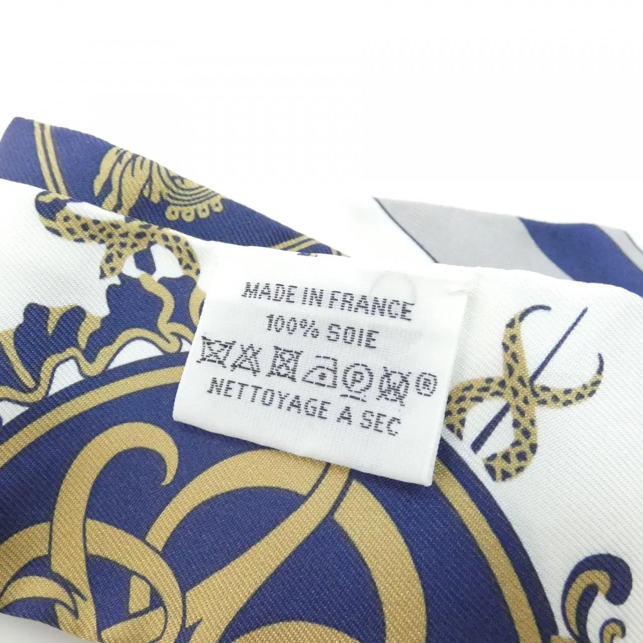 HERMES 063791S Scarf White Rank A - Thumbnail 3