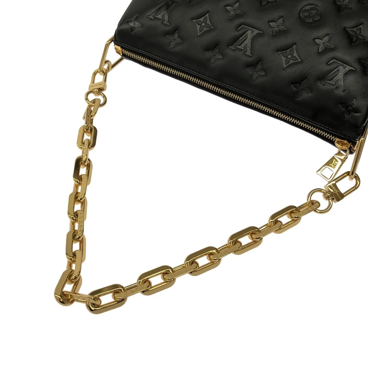 LOUIS VUITTON M21260 Shoulder Lambskin Black Lambskin Rank A - Thumbnail 7