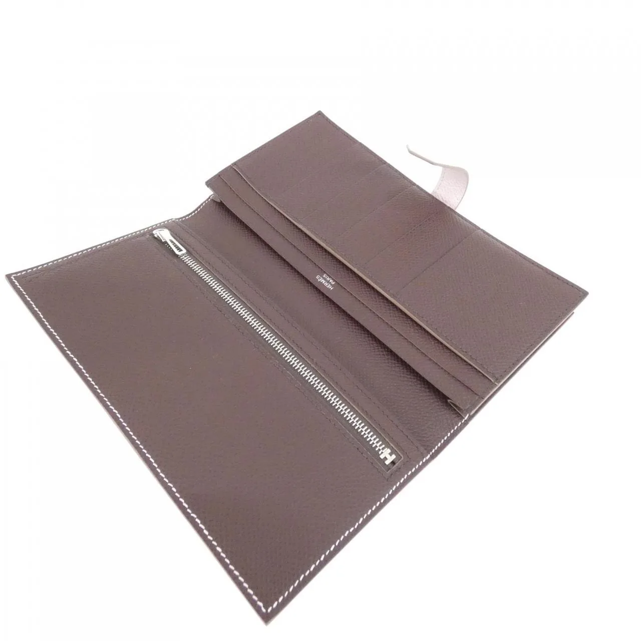 HERMES 075396CK Wallet Epsom Rouge Epsom Leather Rank A - Thumbnail 4