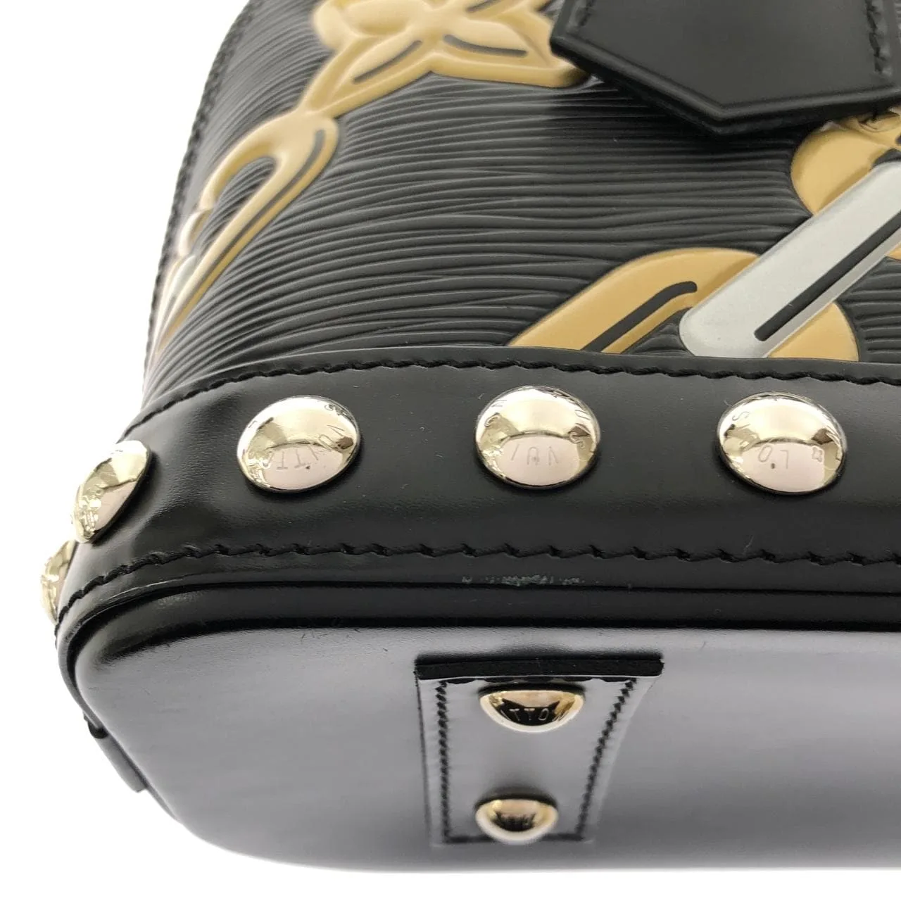 LOUIS VUITTON Alma M42486 Handbag Epi Black Epi Rank A - Thumbnail 3