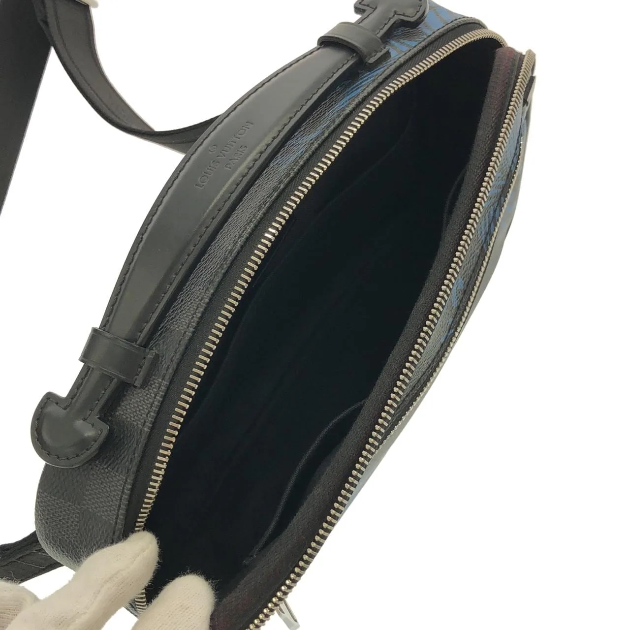 LOUIS VUITTON N41708 Shoulder Damier 藍色 Damier 中古品A - 縮圖 6