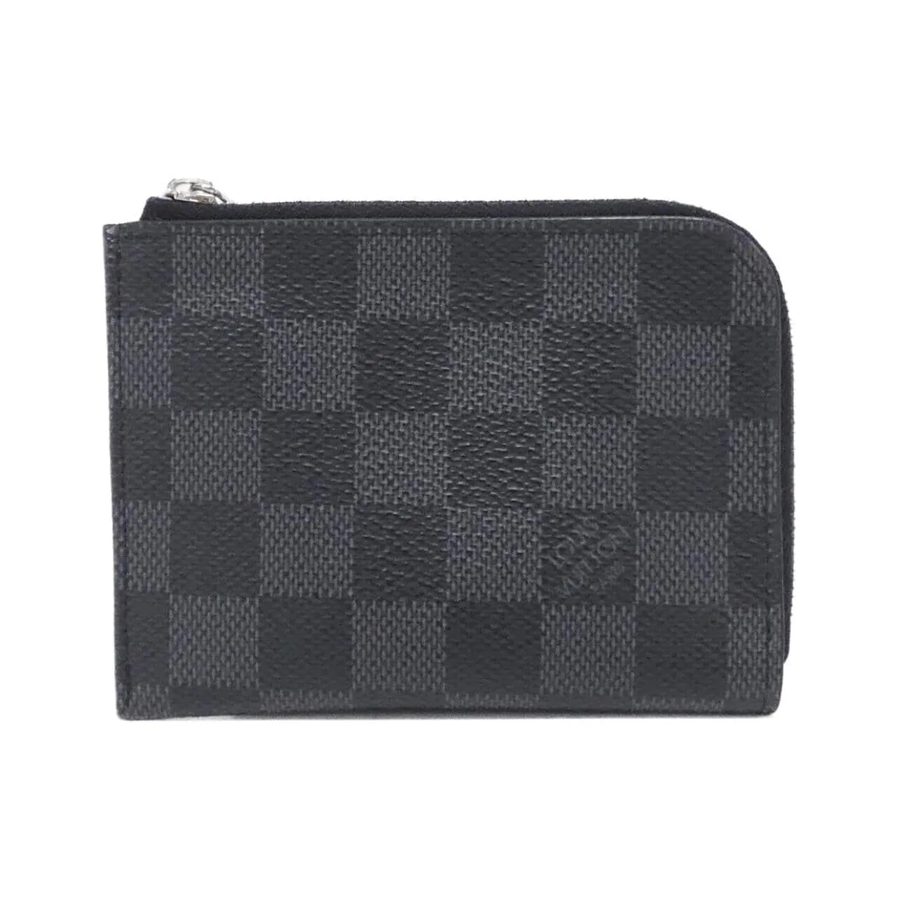 LOUIS VUITTON N63237 Coin Case Damier Black