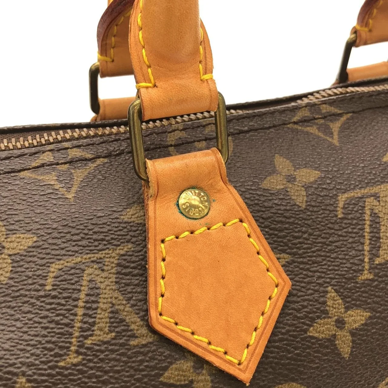 LOUIS VUITTON Speedy M41528 Boston Monogram 黑色 Monogram 中古品B - 縮圖 6