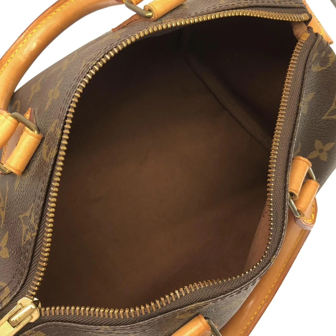 LOUIS VUITTON Speedy M41528 Boston Monogram 黑色 Monogram 中古品B - 縮圖 8