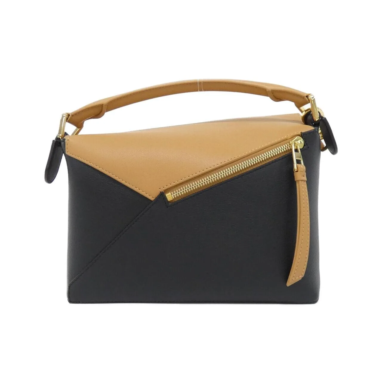 LOEWE Puzzle A510P60X44 Shoulder 黑色 中古品A - 縮圖 2