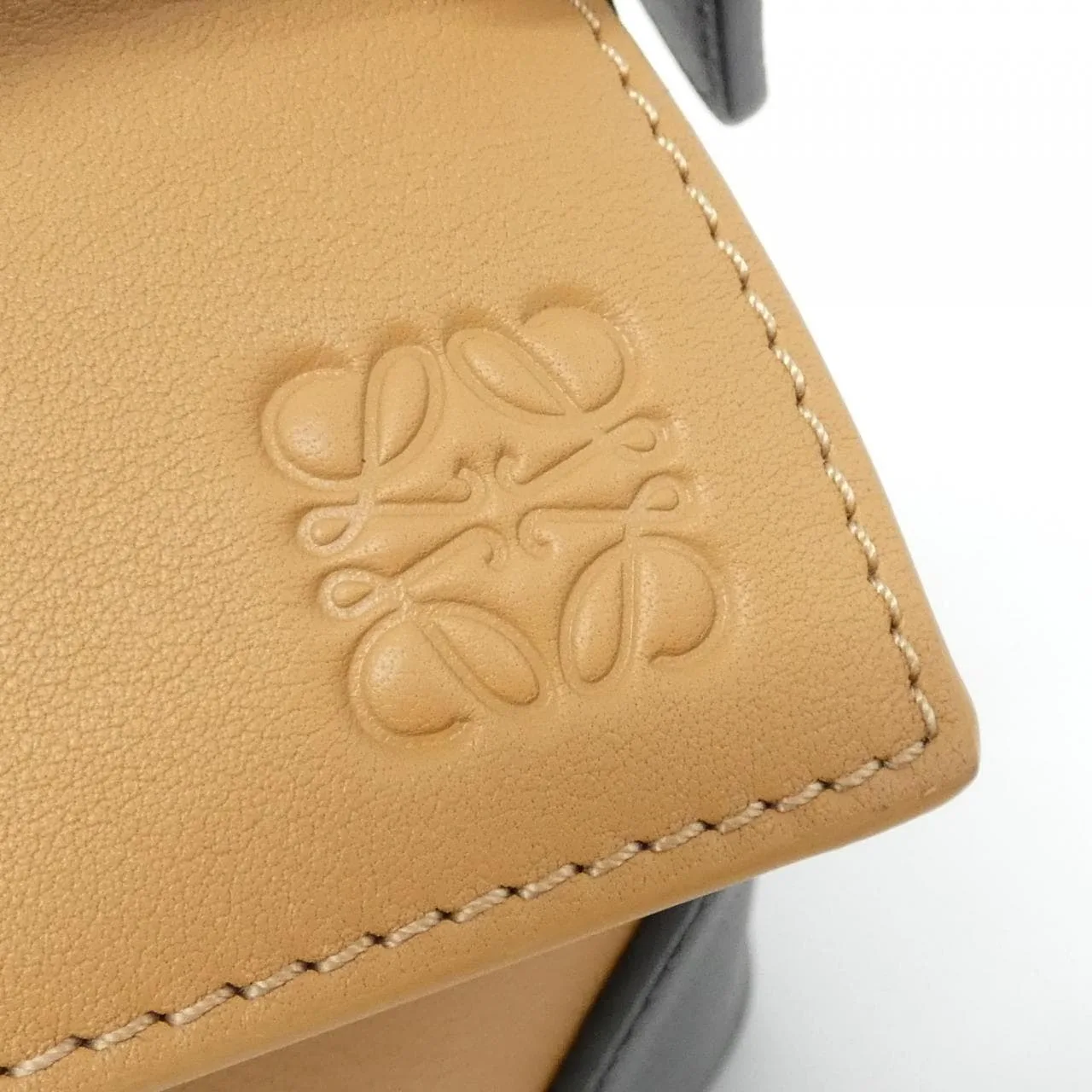 LOEWE Puzzle A510P60X44 Shoulder 黑色 中古品A - 縮圖 4