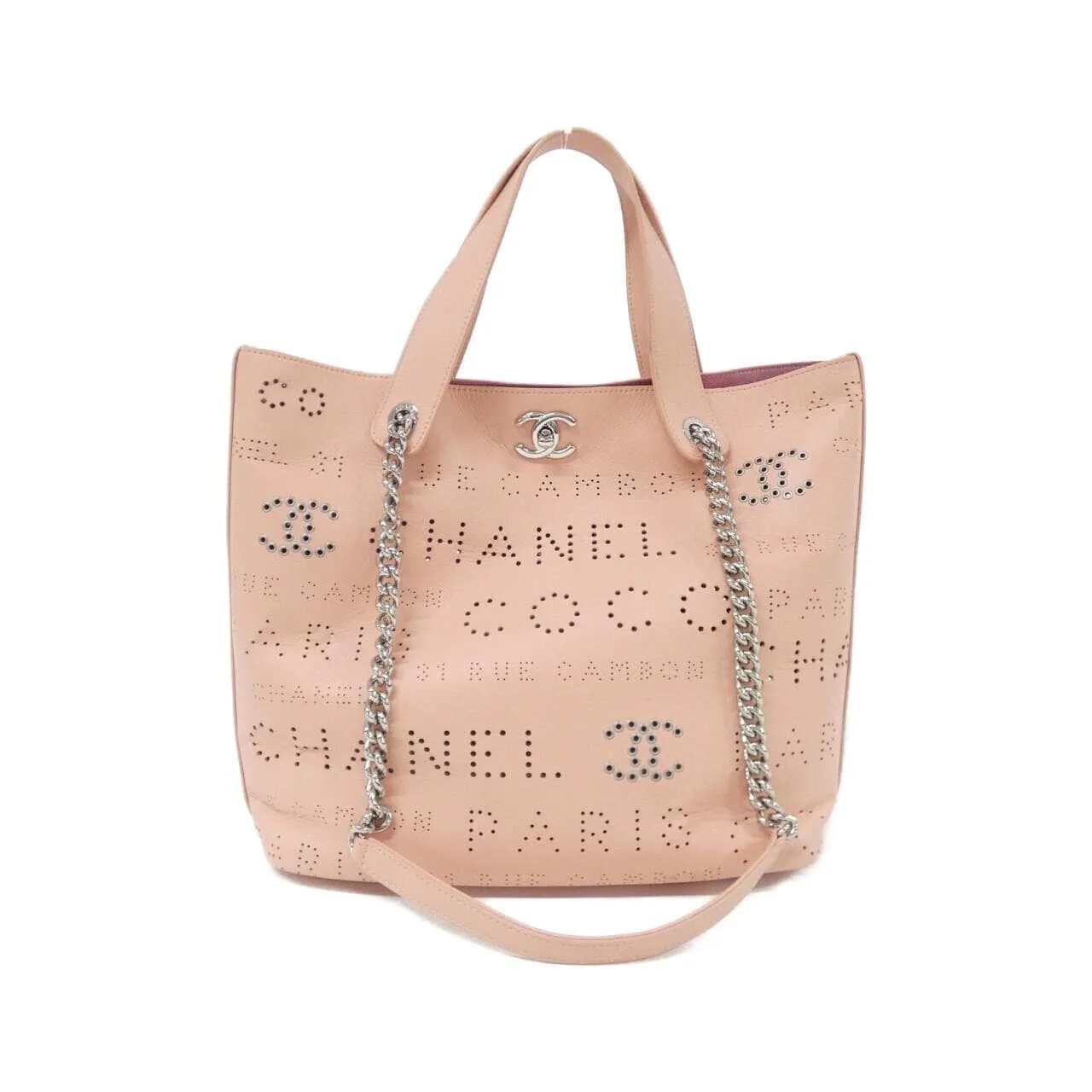 CHANEL AS0487 Handbag Tweed