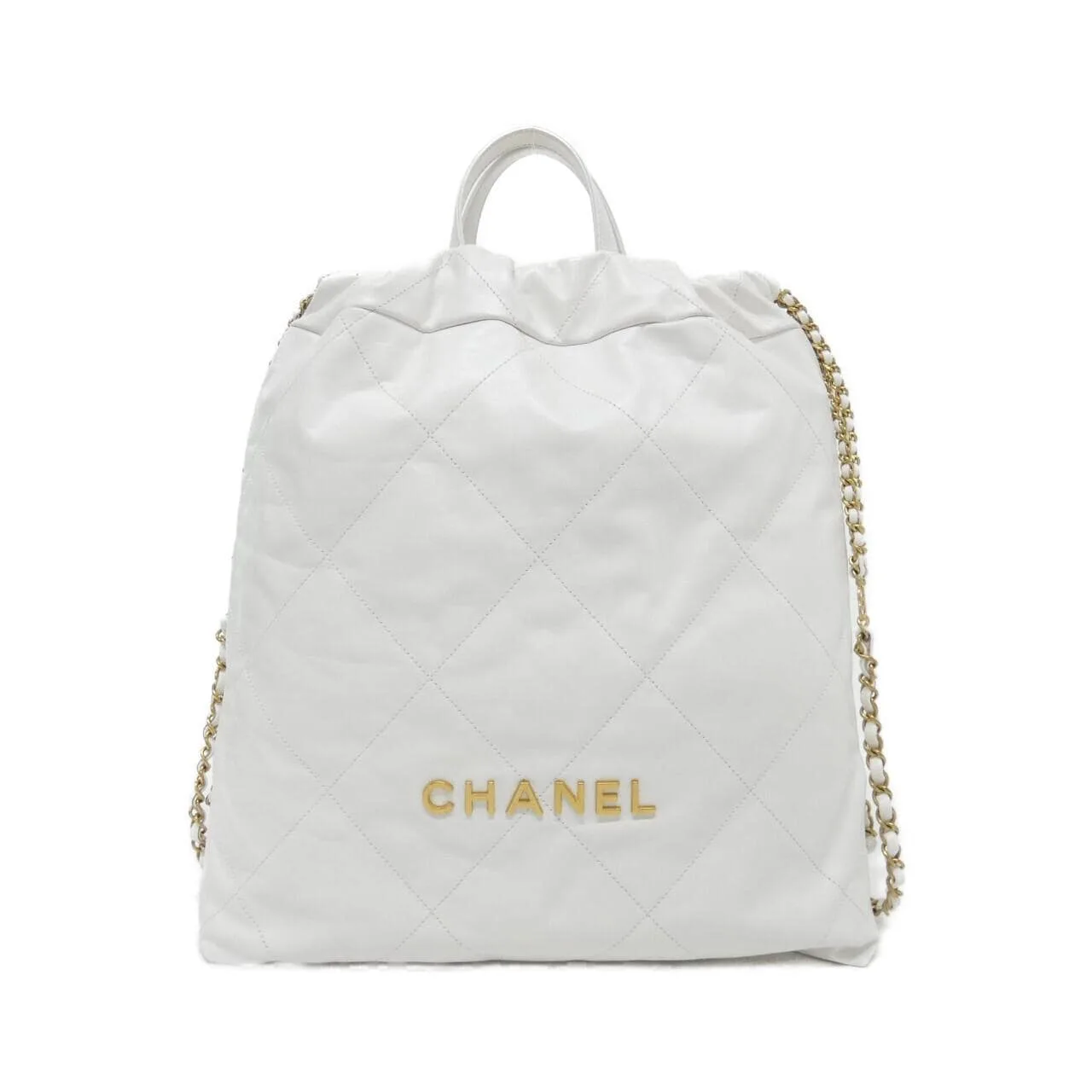 CHANEL Chanel 22 AS3313 Backpack White